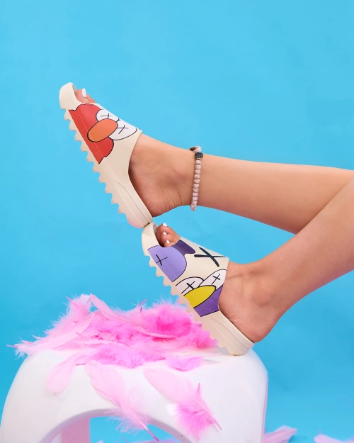 Бежеві жіночі тапочки Elmino - Туфлі