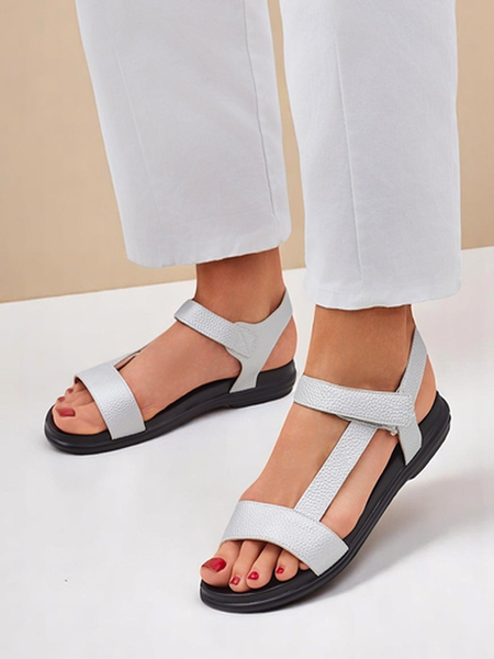 Royalfashion Damensandalen mit flacher Sohle Lillia