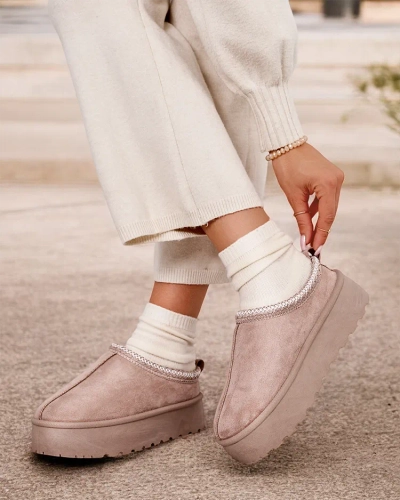Royalfashion Damen Zommy Kurzstiefel a'la Schneestiefel