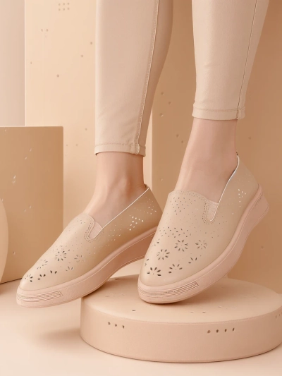 Royalfashion Damen Sportliche Slipper Olleffi