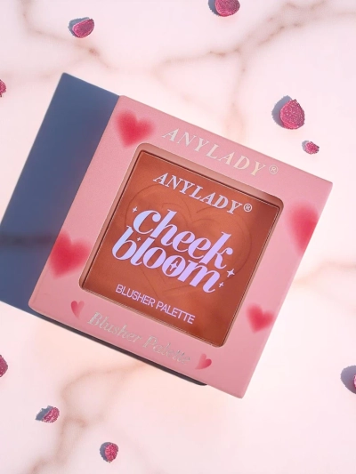 ANYLADY Gepresstes Rougefarbe Sweet Peach