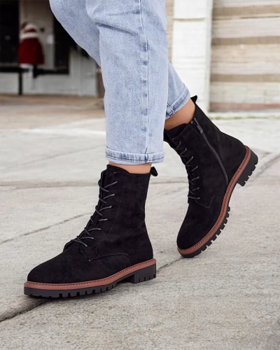 Royalfashion Damen Schnür-Stiefeletten Gosop