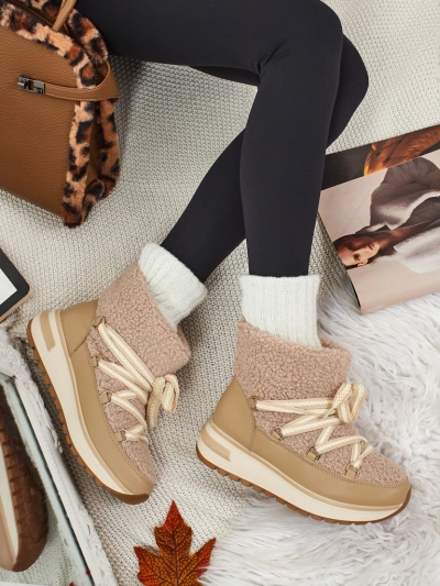 Damen Schneestiefel a'la mit Fell Verruna