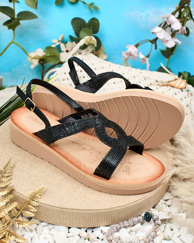 Royalfashion Damen Elova Zirconia Sandalen