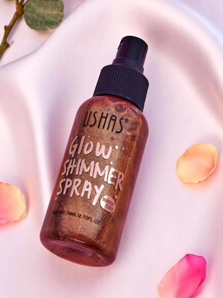 Glow Shimmer Spray für Gesicht und Körper mit Glitzer