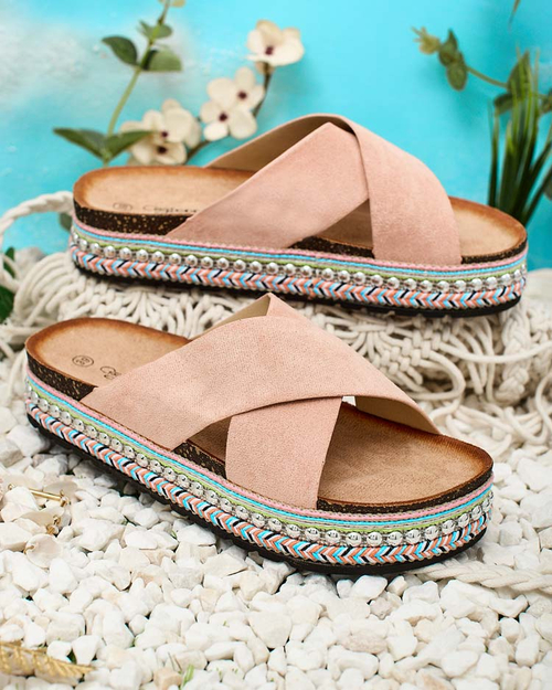 Royalfashion Жіночі шльопанці на плоскій підошві Tomlla