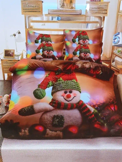 Royalfashion Weihnachtsbettwäscheset 160x200 komplett 3-TEILE