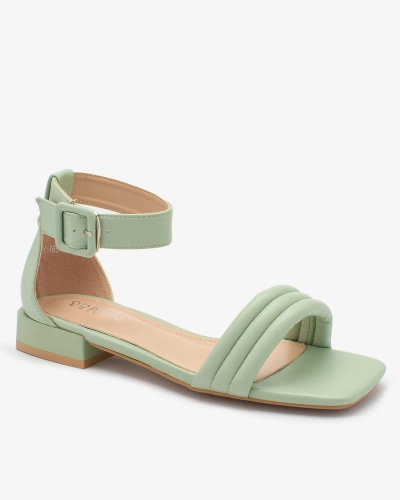 Босоніжки Royalfashion Mint Laylina на низьких підборах