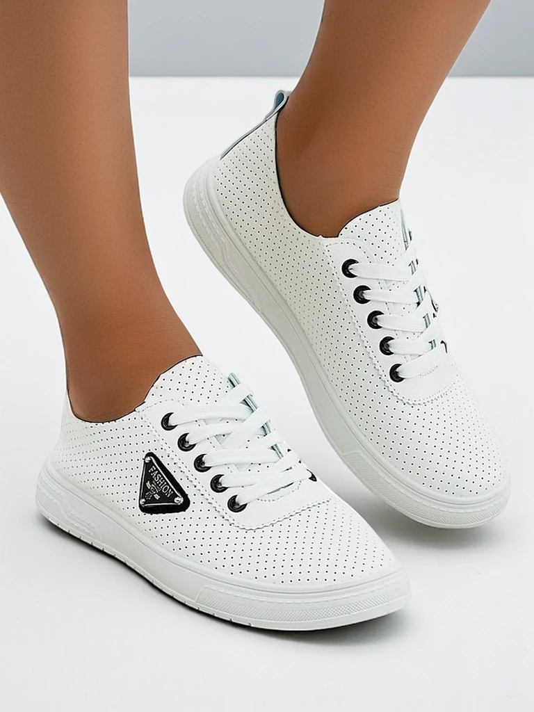 Royalfashion Schnürschuhe für Damen mit einem Druck Fennie