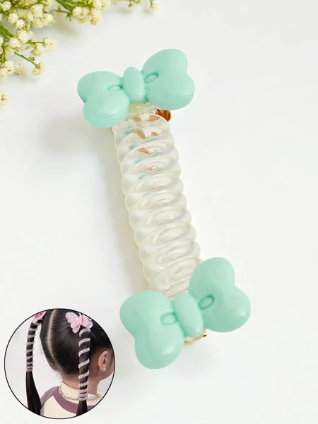 Royalfashion Haargummi Spiral mit Schleife Bow Twist