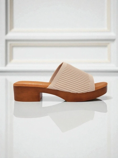 Royalfashion Damen-Pantoletten Ribbed Grace