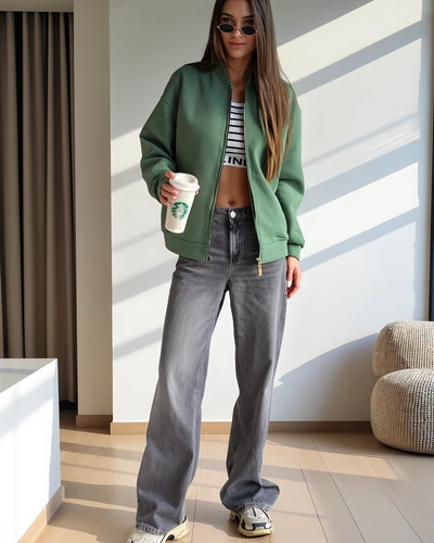 Royalfashion Zipfelbomberjacke