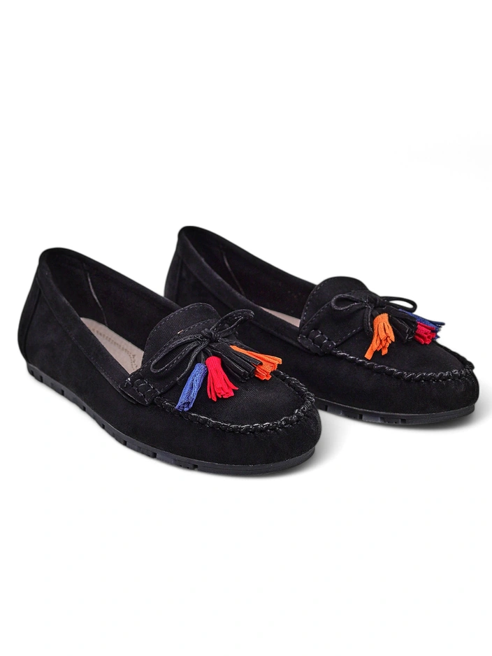 Royalfashion Damen Eco-Suede Mokassins Zimmid