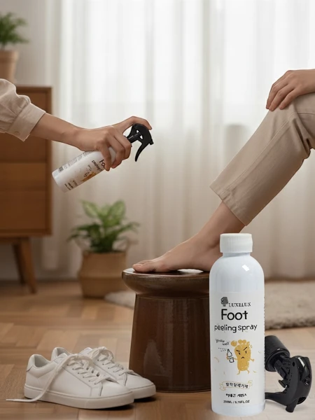 Spray für Damen Fußpeeling Luxelux 200ml