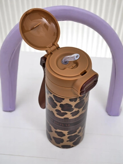 Royalfashion Thermobecher mit Ausguss Glam Leo