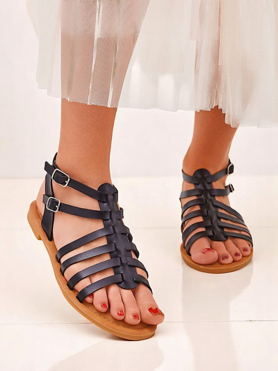 Royalfashion Damen-Sandalen im römischen Stil Roma Chic