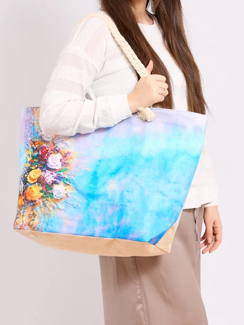 Royalfashion Велика текстильна сумка з принтом