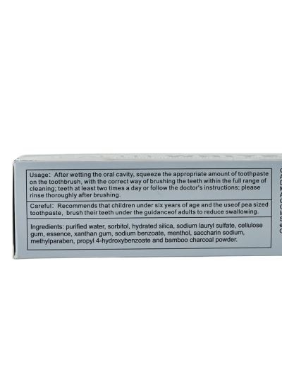 Zahncreme mit Aktivkohle 100 g