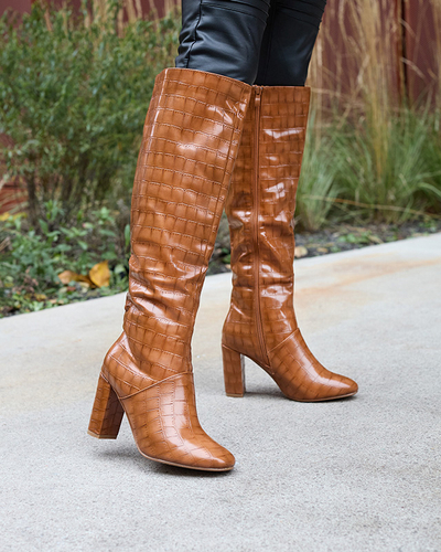 Kamelfarbene Damen Mastiu- Footwear