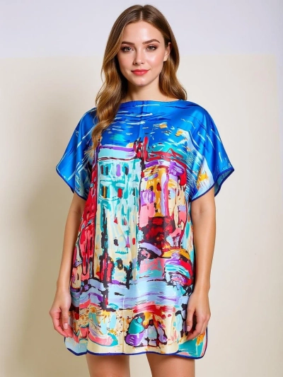 Demetria Pareo-Kleid von Royalfashion - mehrfarbig, universell, knielang