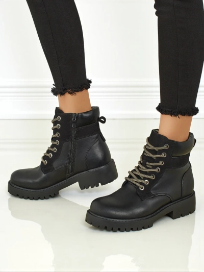 Damen Trapper Stiefeletten Maestroe