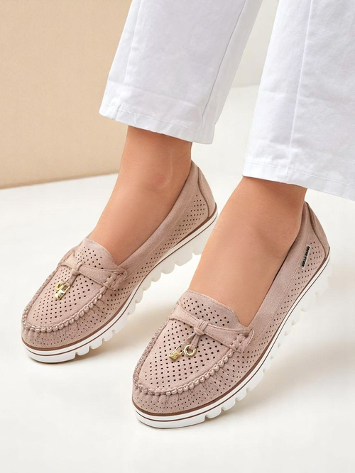 Royalfashion Жіночі перфоровані мокасини Elissas