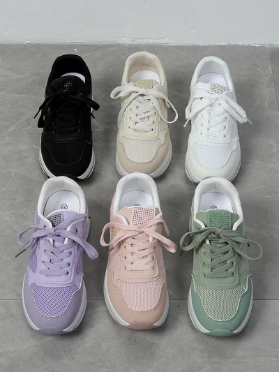 Royalfashion Damen Sport Sneakers auf einer Plattform Revided