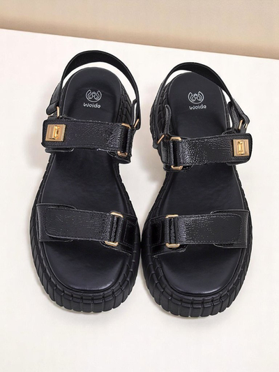 Royalfashion Damen-Sandalen mit dicker Sohle Aganda