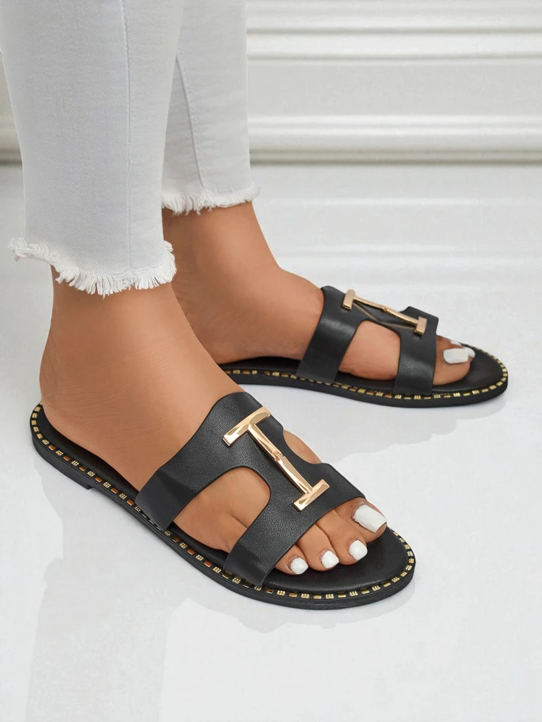 Royalfashion Damen-Sandalen flach Maya Louise