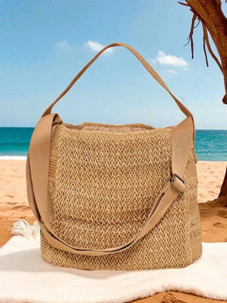 Royalfashion Große Strohtasche für Damen Nysa Ariadne