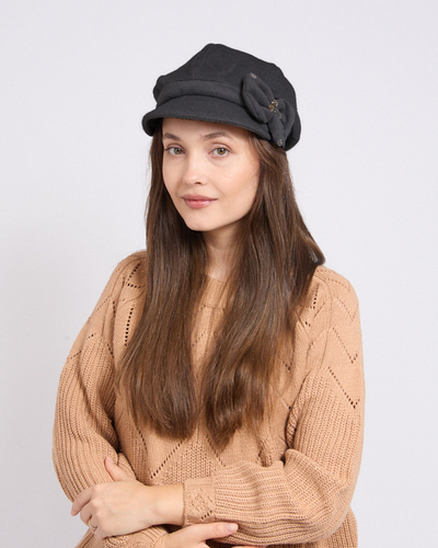 Royalfashion Жіноча беретка з бантом