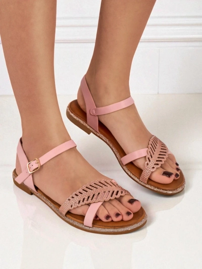 Royalfashion Damen Sandalen mit flacher Sohle Willow Grace