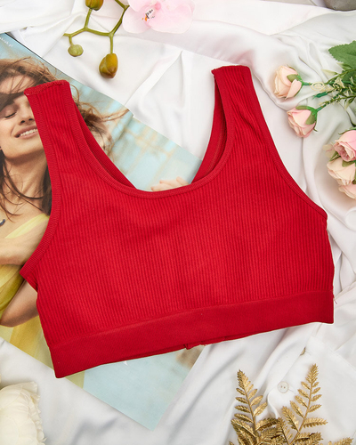 Royalfashion Damen-Sport-BH in Rippenstruktur