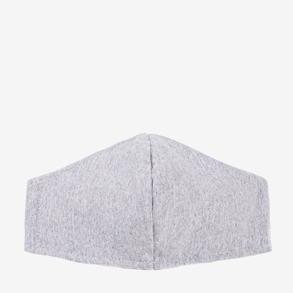 Graue 3-lagige Schutzmaske - Masken