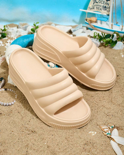Royalfashion Damen Kooli Flip-Flops aus Gummi