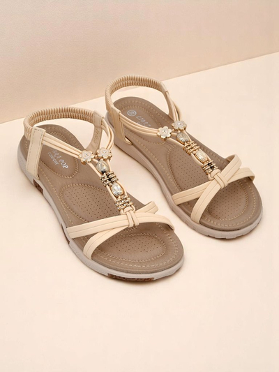 Royalfashion Damensandalen mit Verzierungen Veve