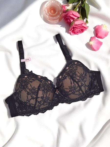 Royalfashion Жіночий мереживний бюстгальтер з поролоном Delicate Grace