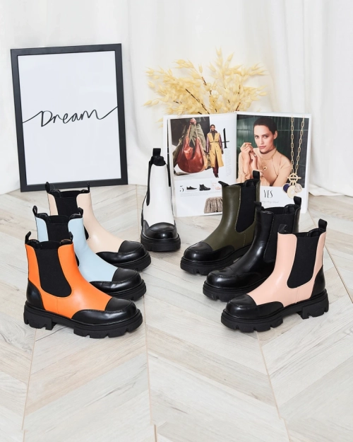 Сині жіночі черевики Userrus Royalfashion