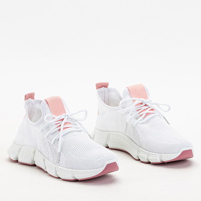 Baym Damen-Sportschuhe in Weiß und Hellrosa - Schuhe