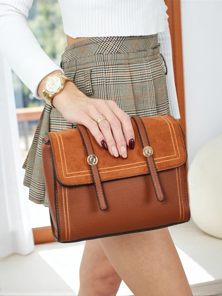 Kleine Damenhandtasche aus Öko-Leder Elore