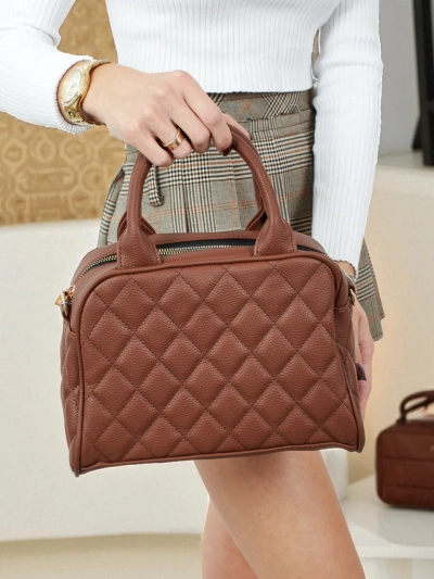 Kleine Damenhandtasche aus Öko-Leder Laretta