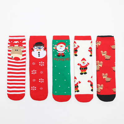 Weihnachtssocken 5er-Pack - Unterwäsche