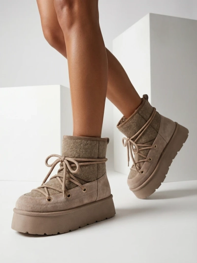 Royalfashion Damen-Schnürstiefel Filori