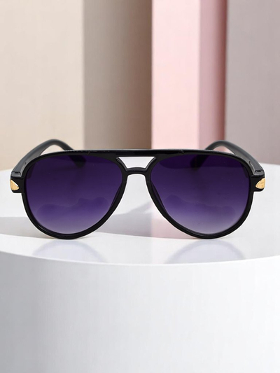 Royalfashion Sonnenbrille mit dekorativen Bügeln Shadow Aviator