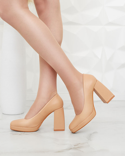 Royalfashion Damen High Post Cellcas Pumps