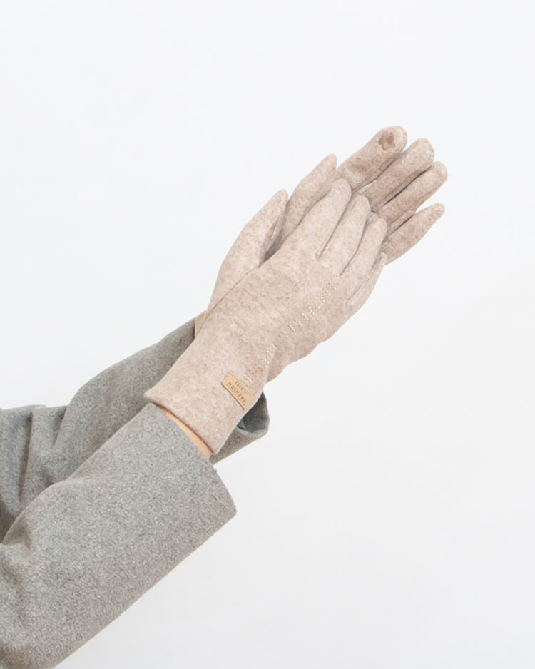 Royalfashion Beige Damen Stoffhandschuhe