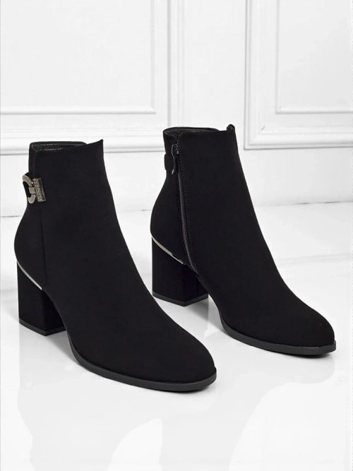 Ботильйони жіночі еко шкіряні на підборах-стовпчику Ruvina