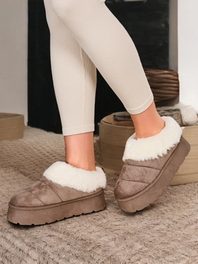 Royalfashion Damenstiefeletten im Stil von Schneestiefeln Eliozi