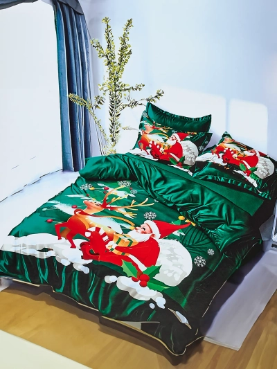 Royalfashion Holiday-Bettwäsche 160x200-Set 3-TEILIGE