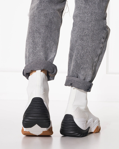 Weiße Tenera Plateau-Sneaker für Damen - Schuhe